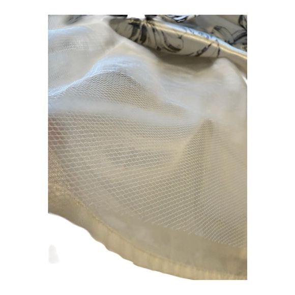 Jessica Howard Black Floral Tulle Full Skirt Fit & Flare Knee length dress 12 - Picture 9 of 15